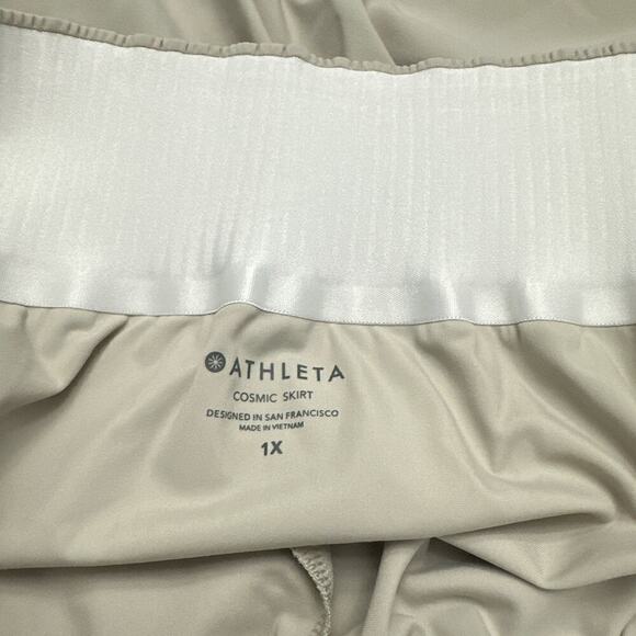 Athleta Cosmic Beige Hi-Lo Skirt Size 1X - Picture 3 of 10
